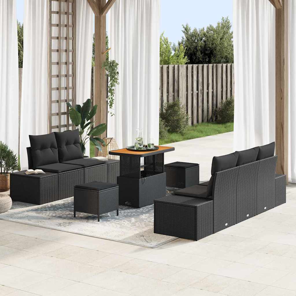 Tuin Sofa Set Met Kussen 8 Pcs En Crème 80 X 80 X 71 Cm