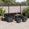 Tuin Sofa Set Met Kussen 10 Pcs En Crème 90 X 55 X 71 Cm