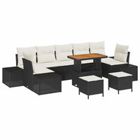 Tuin Sofa Set Met Kussen 10 Pcs En Crème 90 X 55 X 71 Cm