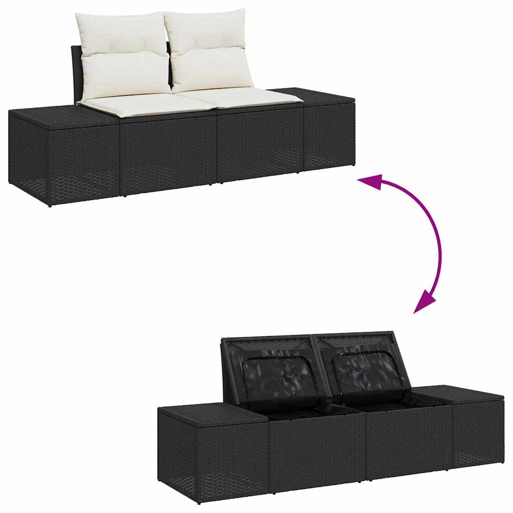 Tuin Sofa Set Met Kussen 10 Pcs En Crème 90 X 55 X 71 Cm