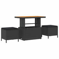 Tuin Sofa Set Met Kussen 10 Pcs 90 X 55 X 71 Cm Poly Riet