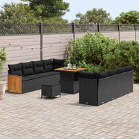 Tuin Sofa Set 11 Pcs 80 X 80 X 71 Cm Poly Rattan