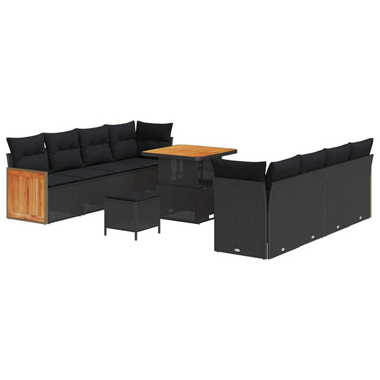 Tuin Sofa Set 11 Pcs 80 X 80 X 71 Cm Poly Rattan