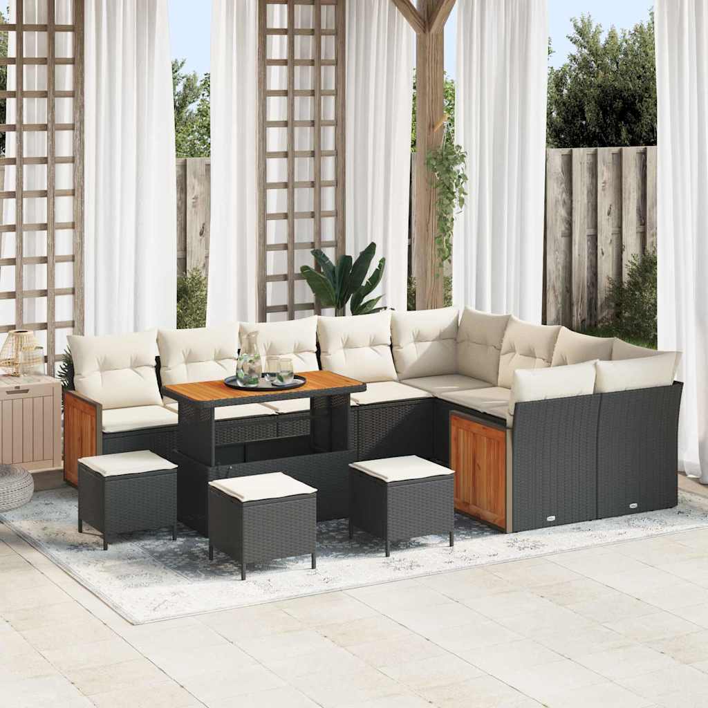 Tuin Sofa Set 12 Pcs 100 X 100 X 71 Cm Poly Rattan