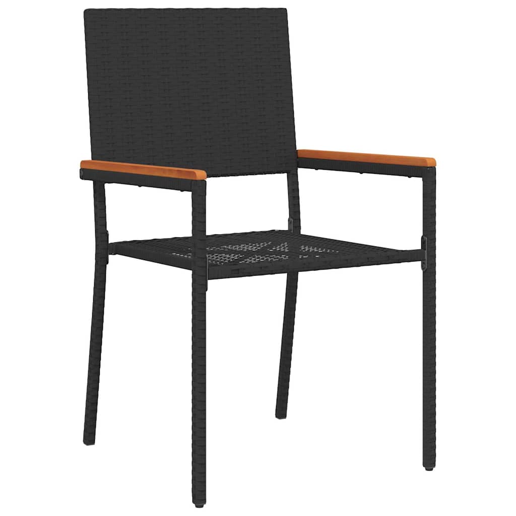 Tuin Eetset 3 Pcs 90 X 90 X 75 Cm Poly Rattan