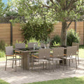 Tuin Eetset 9 Pcs Poly Riet
