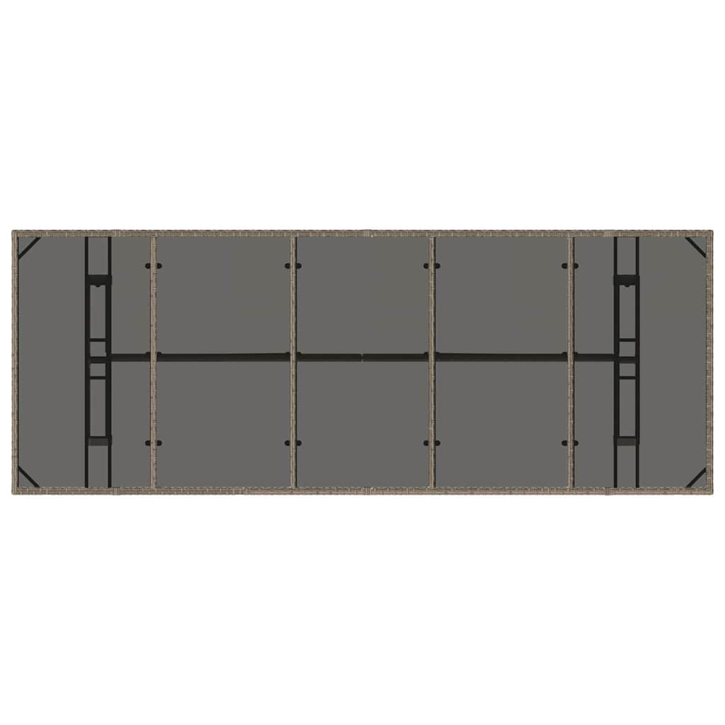 Tuin Eetset 9 Pcs Poly Riet