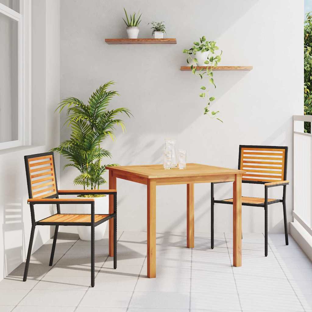 Tuin Eetset 5 Pcs Poly Riet