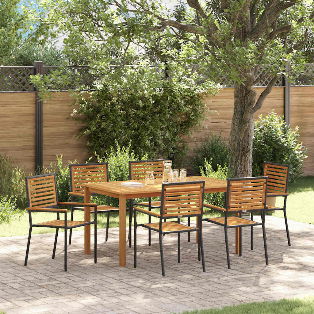 Tuin Eetset 5 Pcs Poly Riet