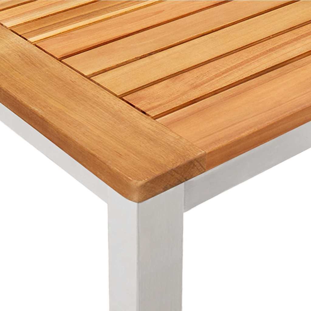 Tuin Eetset 5 Pcs Massief Hout Acacia