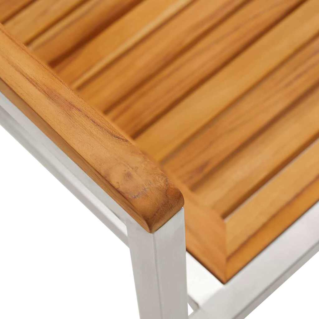 Tuin Eetset 5 Pcs Massief Hout Acacia