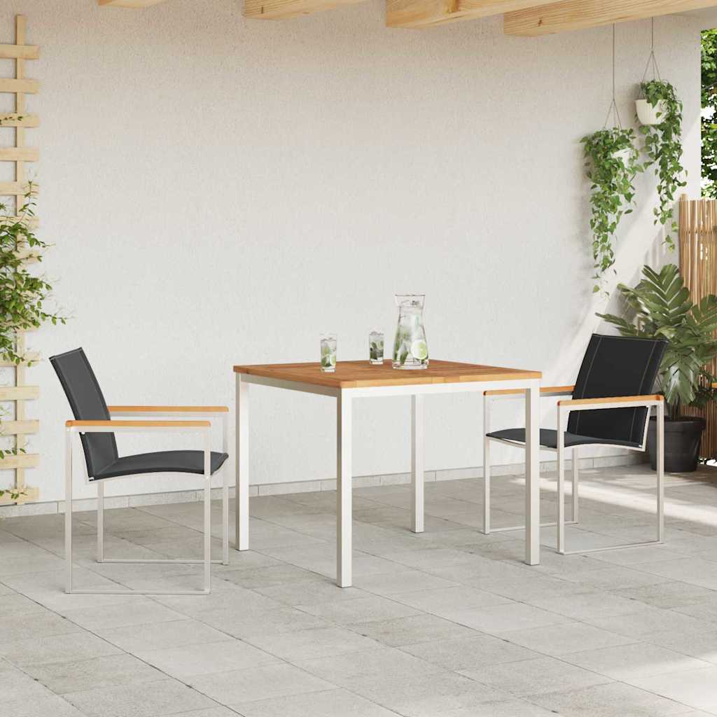 Tuin Eetset 5 Pcs Massief Hout Acacia