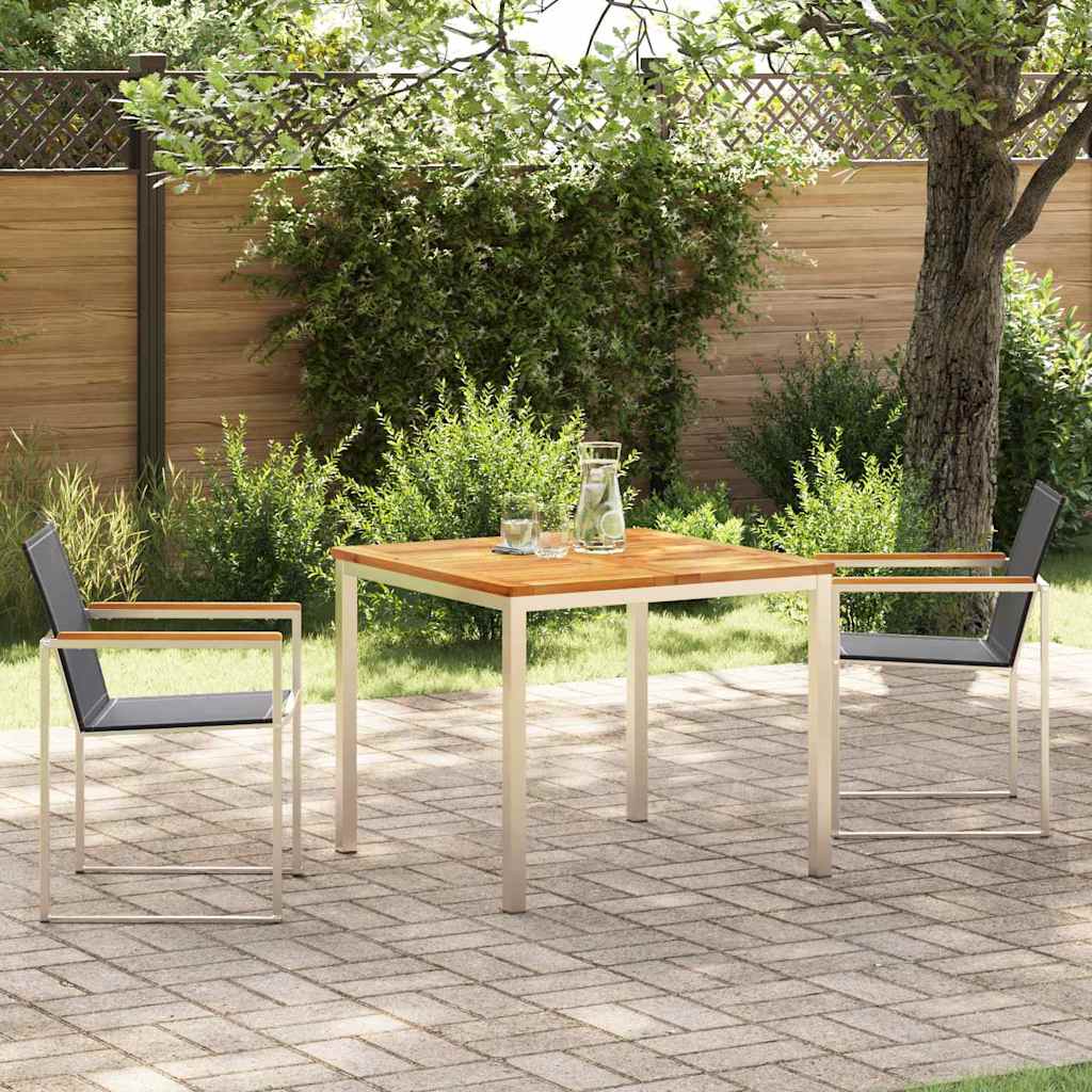 Tuin Eetset 5 Pcs Massief Hout Acacia