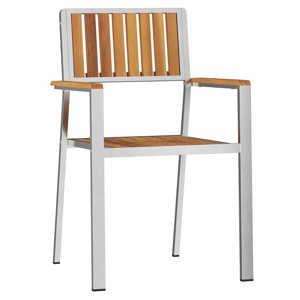 Tuin Eetset Met Kussen 3 Pcs Bruin