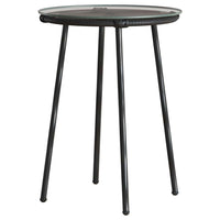 Tuin Eetset 3 Pcs En Anthraciet Poly Riet En Staal
