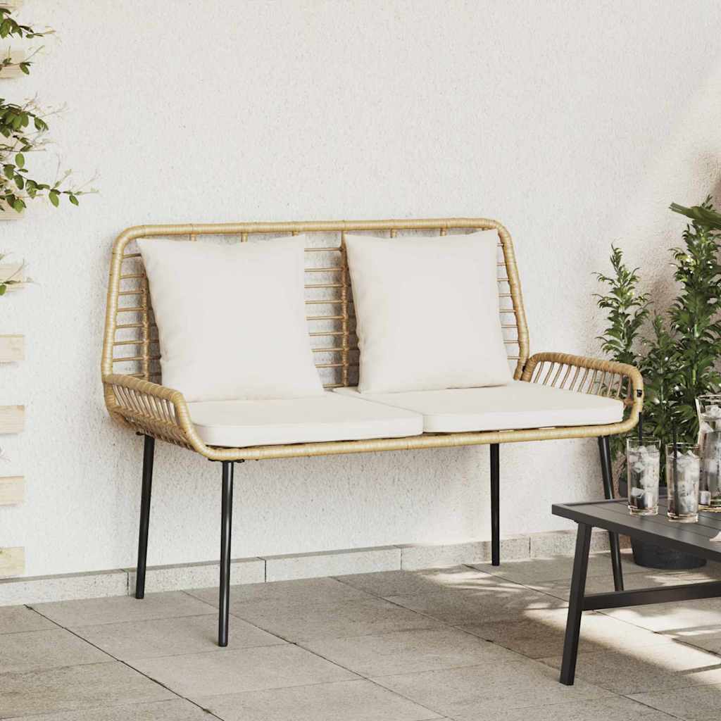 Tuin Eetset 3 Pcs Zwart En Anthraciet Poly Riet En Staal
