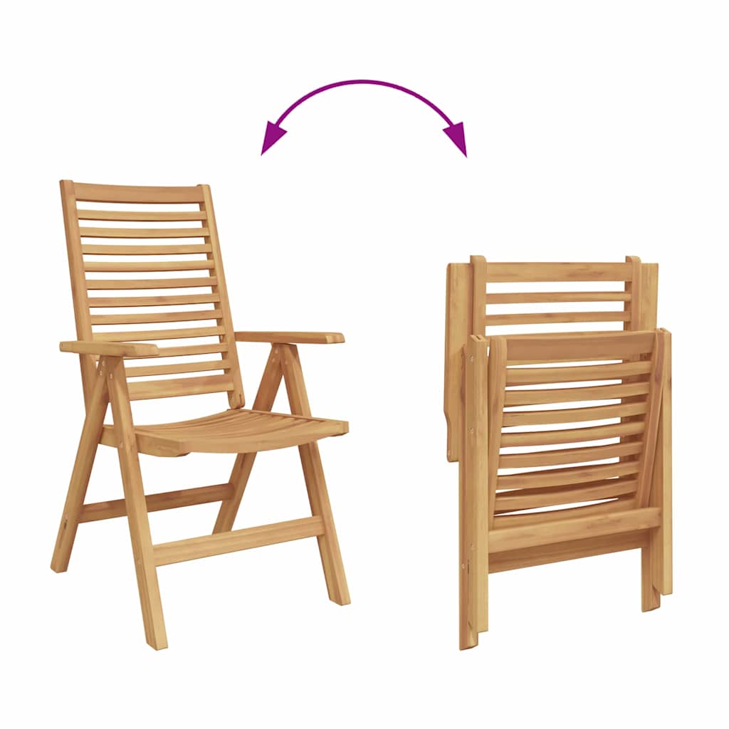 Tuin Eetset 5 Pcs Bruin Massief Teakhout