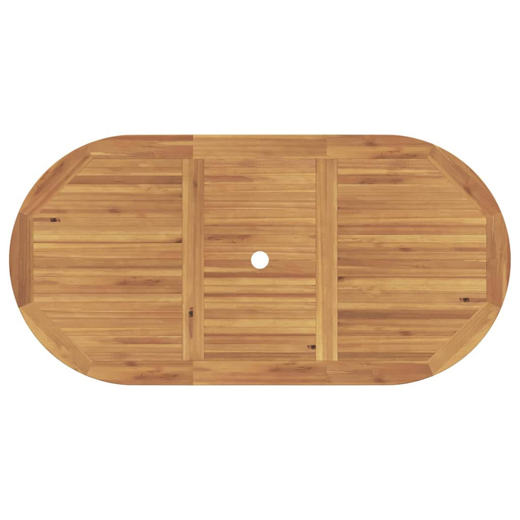 Tuin Eetset 5 Pcs Bruin Massief Teakhout