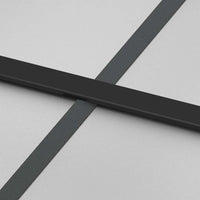 Schuifdeur Met Beslagset 90X205 Cm Esg Glas Zwart