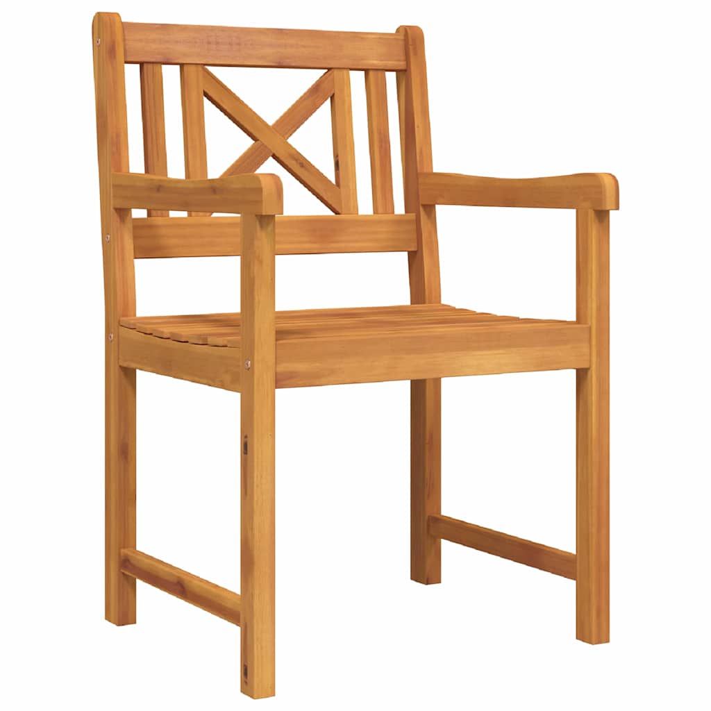 Tuin Eetset 3 Pcs Bruin Massief Acaciahout