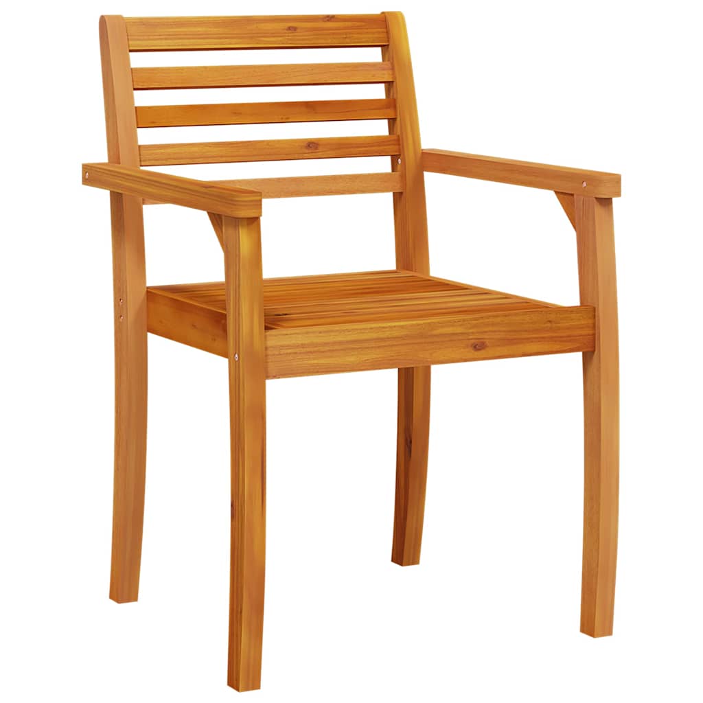 Tuin Eetset 3 Pcs Bruin Massief Acaciahout