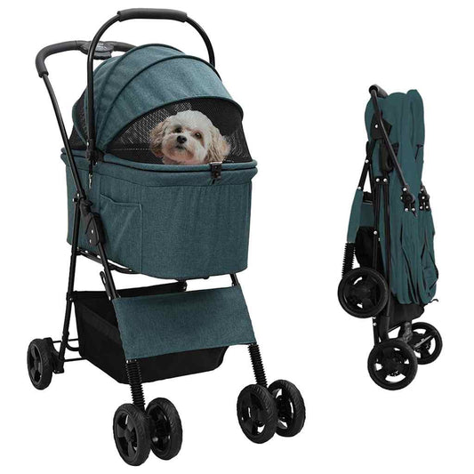 Opvouwbare Huisdierenwagen 81 X 47 X 99 Cm Polyester