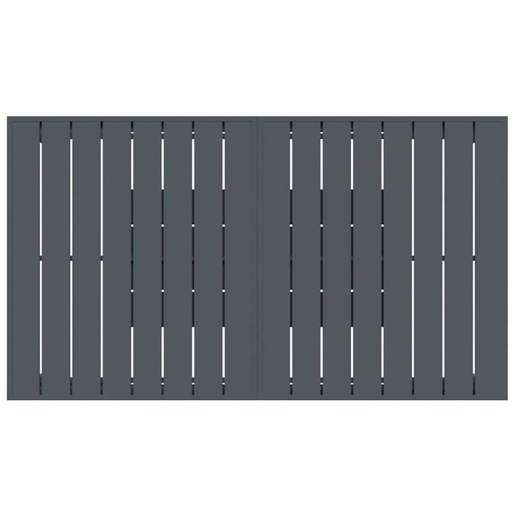 Tuin Eetset 7 Pcs Antraciet Staal