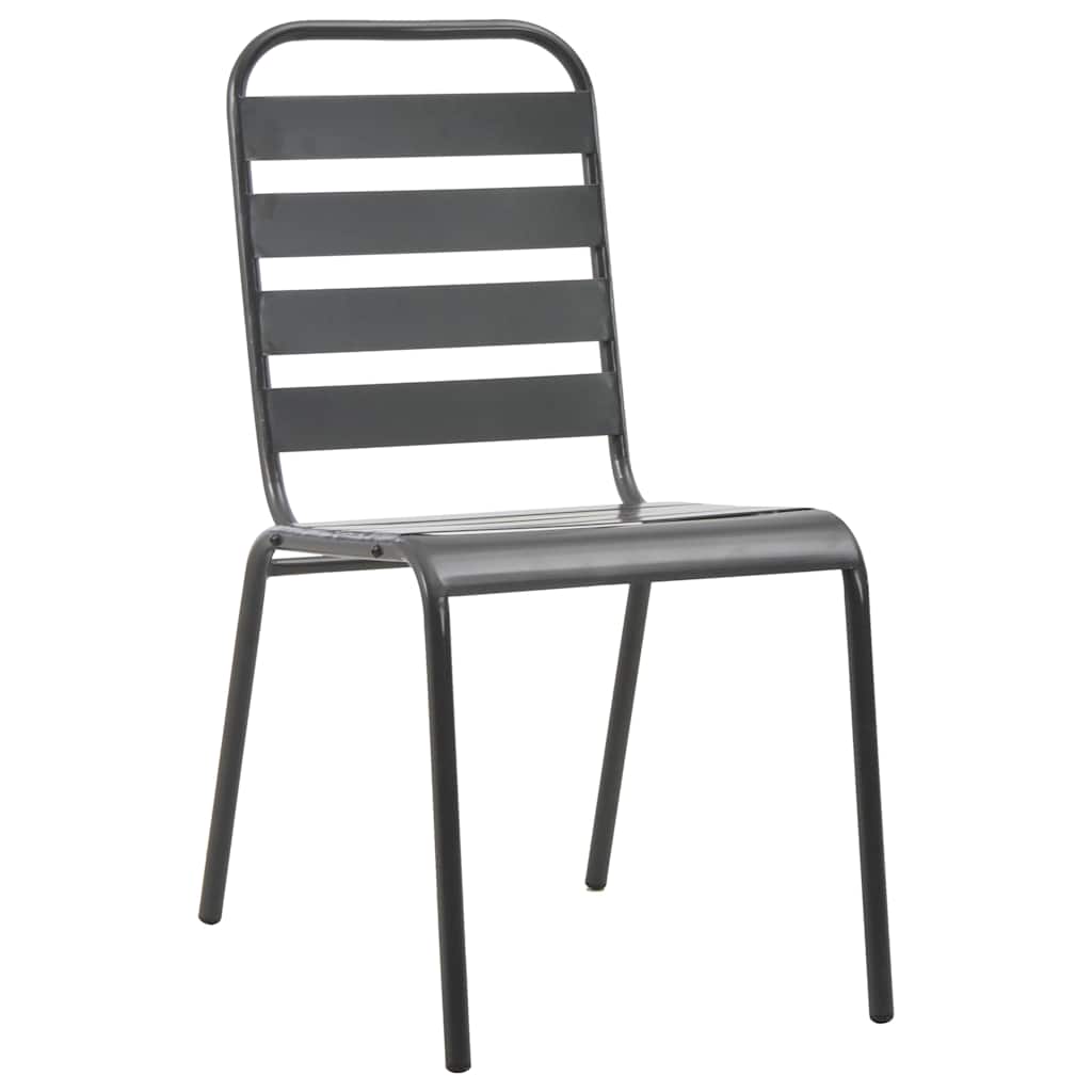 Tuin Eetset 9 Pcs Antraciet Staal