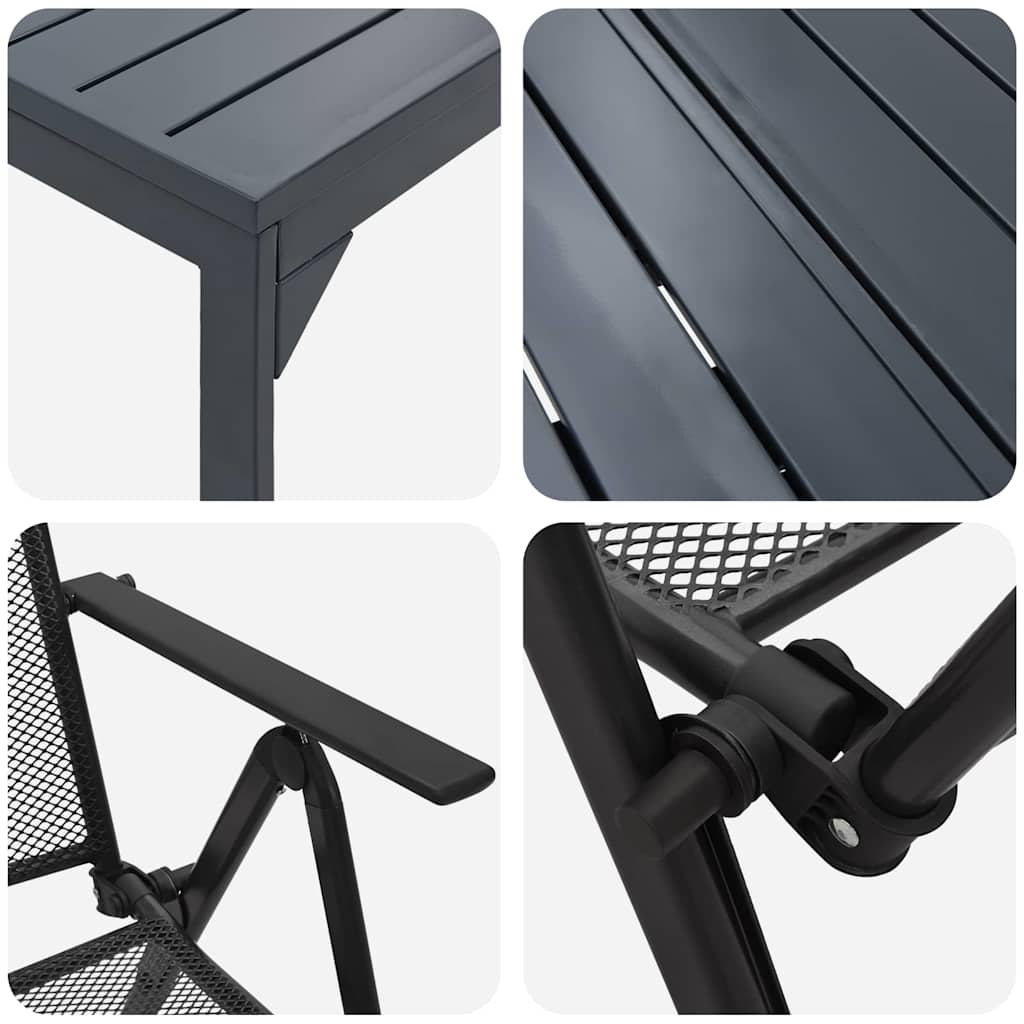 Tuin Eetset 9 Pcs Staal
