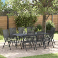 Tuin Eetset 9 Pcs Staal