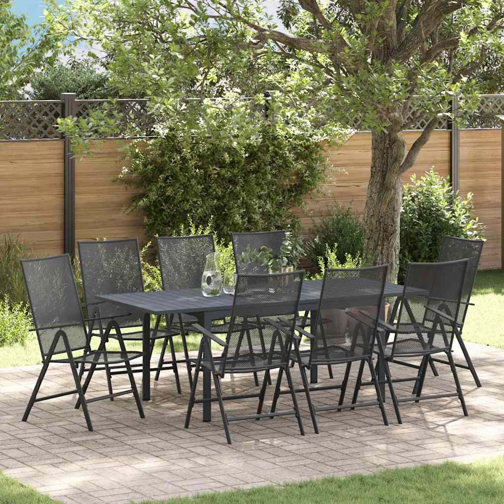 Tuin Eetset 9 Pcs Staal