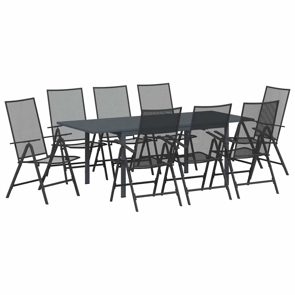 Tuin Eetset 9 Pcs Staal