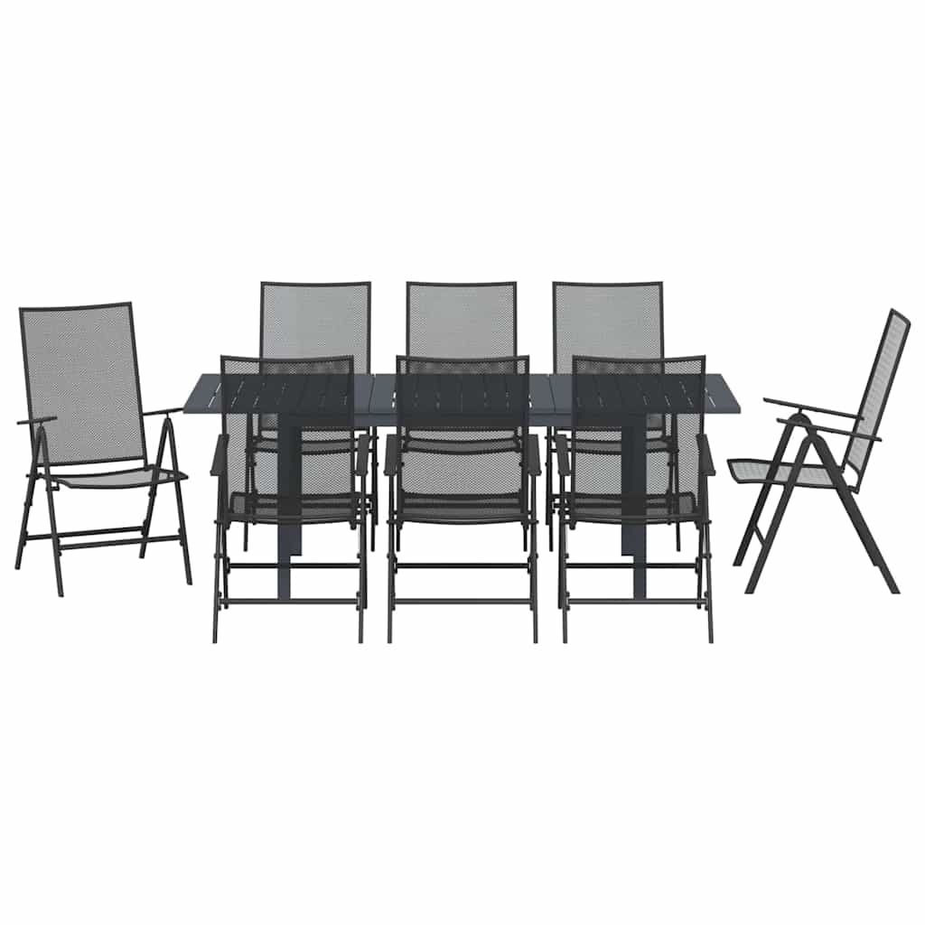 Tuin Eetset 9 Pcs Staal