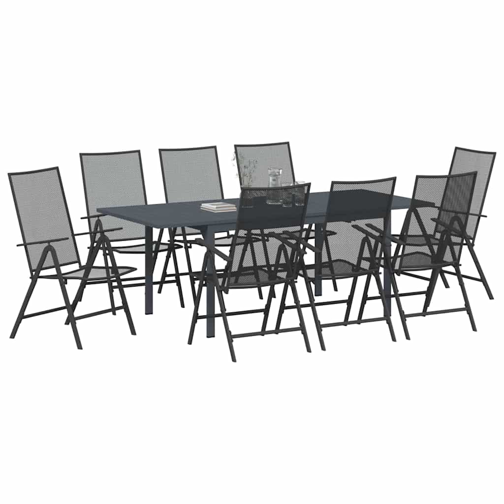 Tuin Eetset 9 Pcs Staal