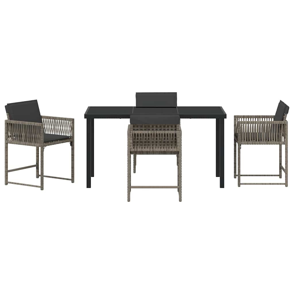 Tuin Eetset 5 Pcs Poly Rattan