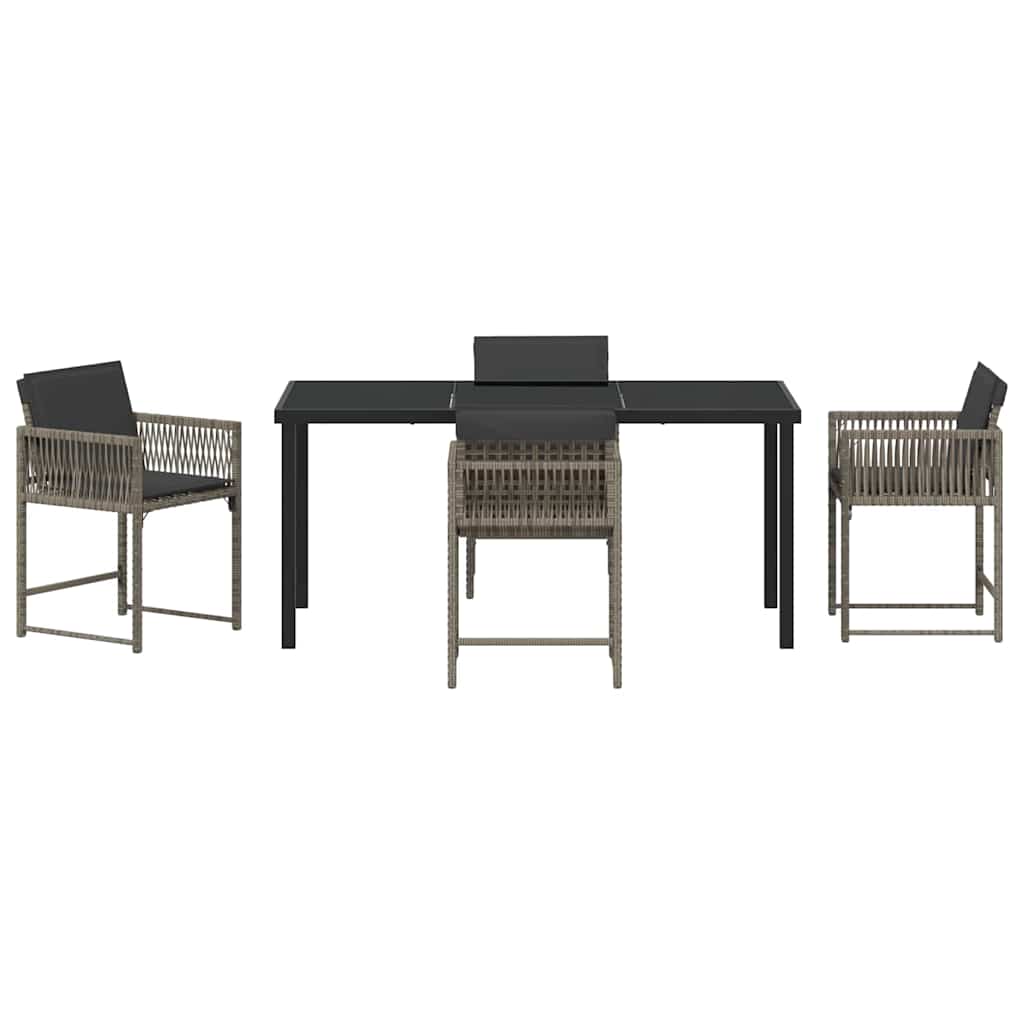 Tuin Eetset 5 Pcs Poly Rattan