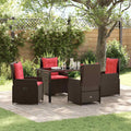Tuin Eetset 5 Pcs Poly Riet