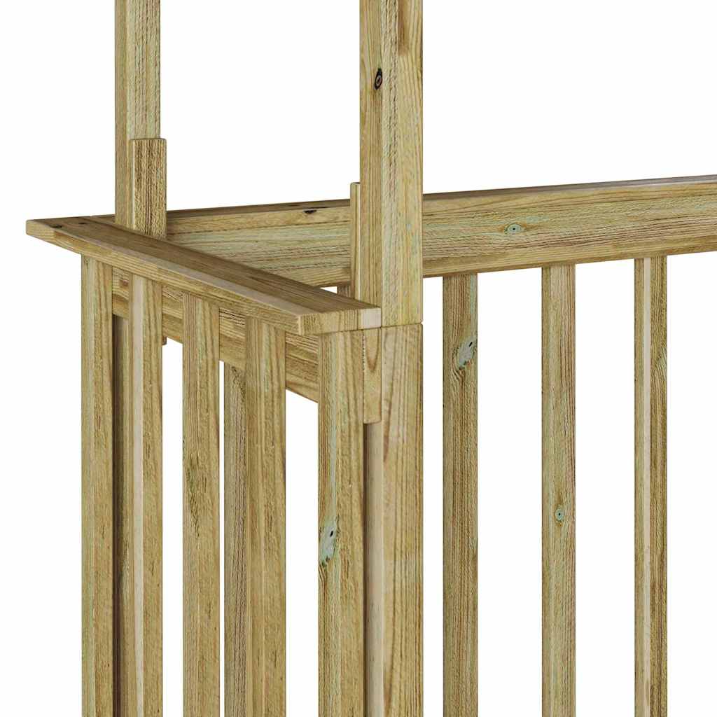 Barbecue-Overkapping Bruin 133.5 X 63 X 200 Cm