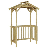 Barbecue-Overkapping Bruin 133.5 X 63 X 200 Cm