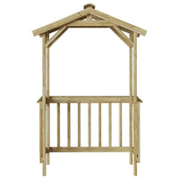 Barbecue-Overkapping Bruin 133.5 X 63 X 200 Cm