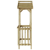 Barbecue-Overkapping Bruin 133.5 X 63 X 200 Cm