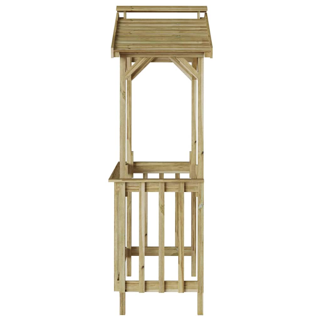 Barbecue-Overkapping Bruin 133.5 X 63 X 200 Cm