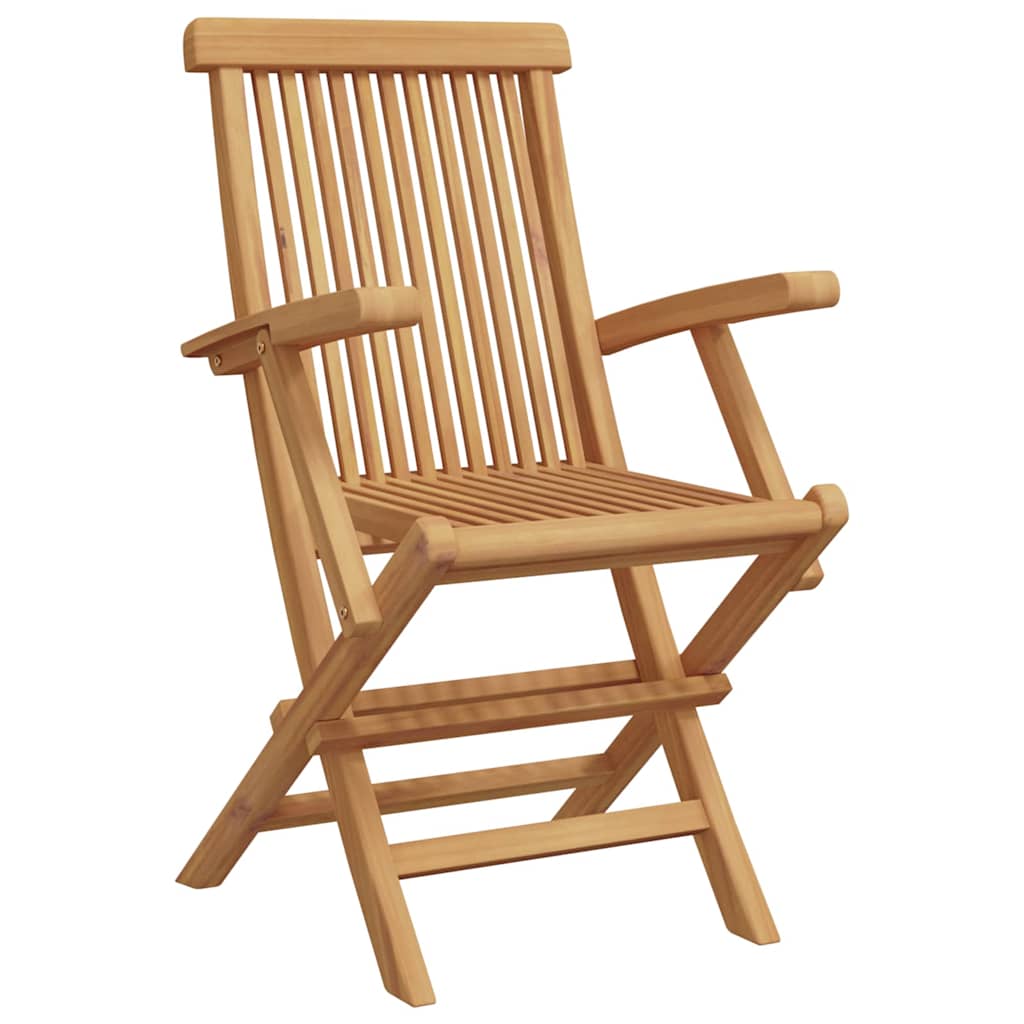 Tuin Eetset 2 Pcs Bruin Massief Teakhout