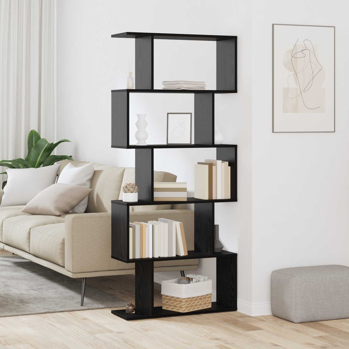 Boekenkast 70 X 24 X Bewerkt Hout