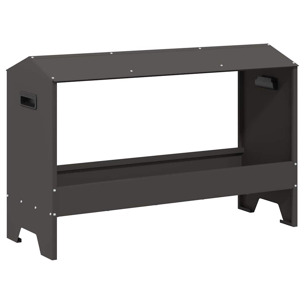 Kippen Voederbak 81 X 32 X 53,5 Cm Koudgewalst Staal