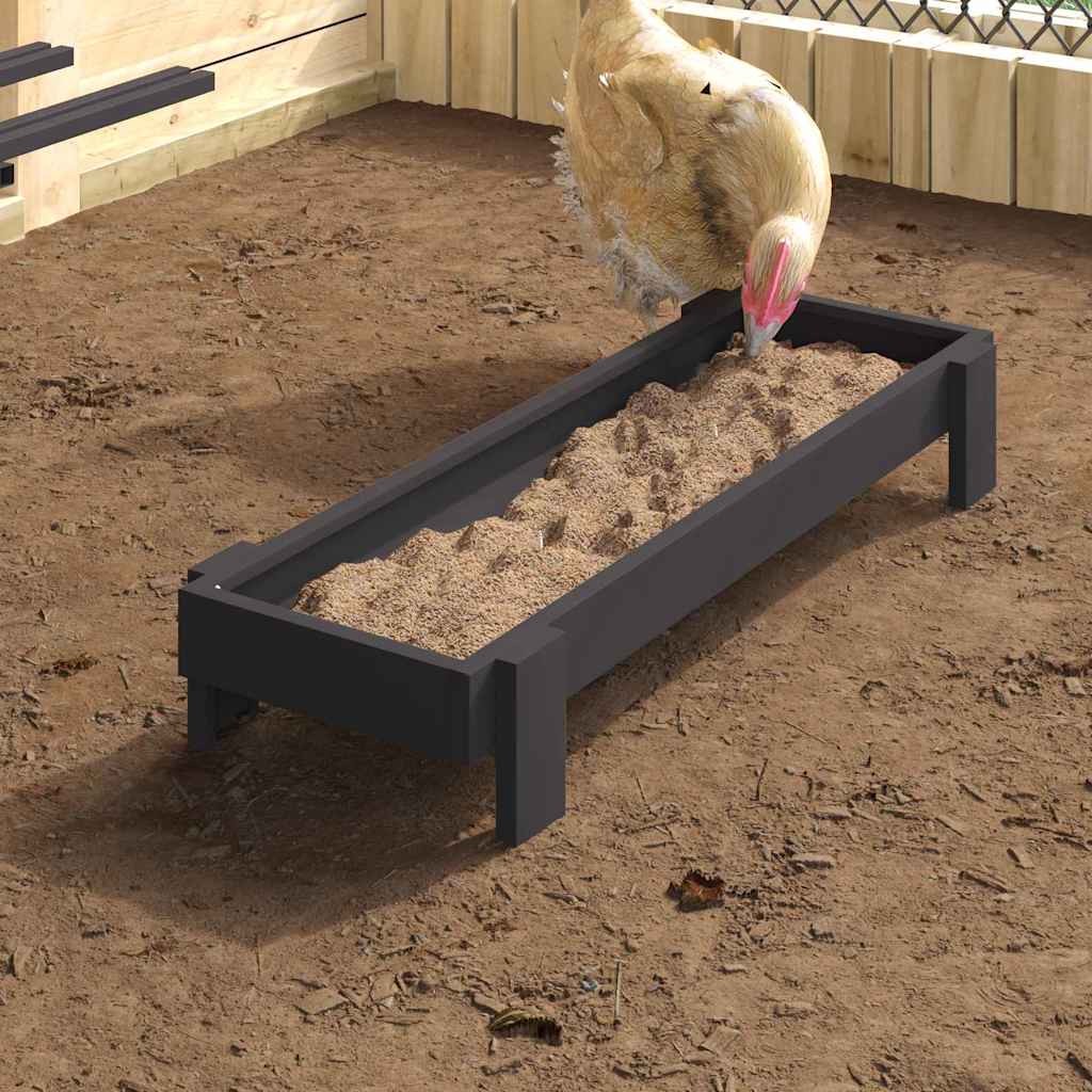 Kippen Voederbak 80 X 28 X 13.5 Cm Koudgewalst Staal