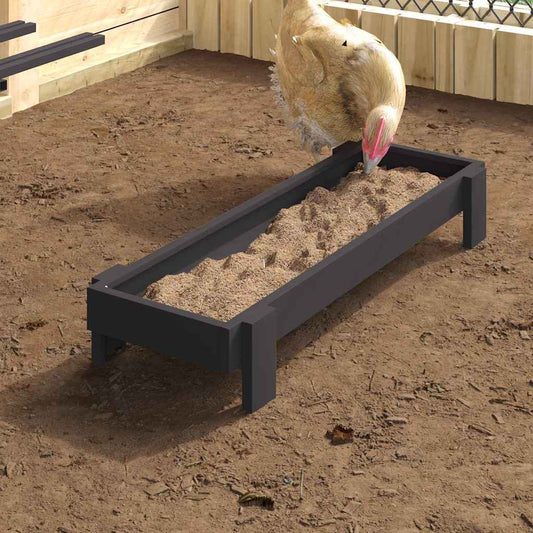 Kippen Voederbak 80 X 28 X 13.5 Cm Koudgewalst Staal
