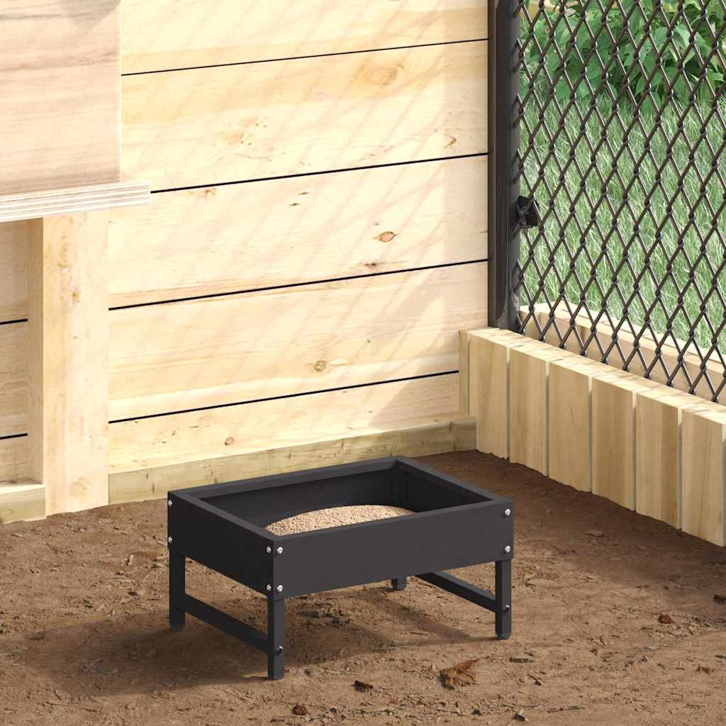 Kippen Voederbak 80 X 28 X 13.5 Cm Koudgewalst Staal