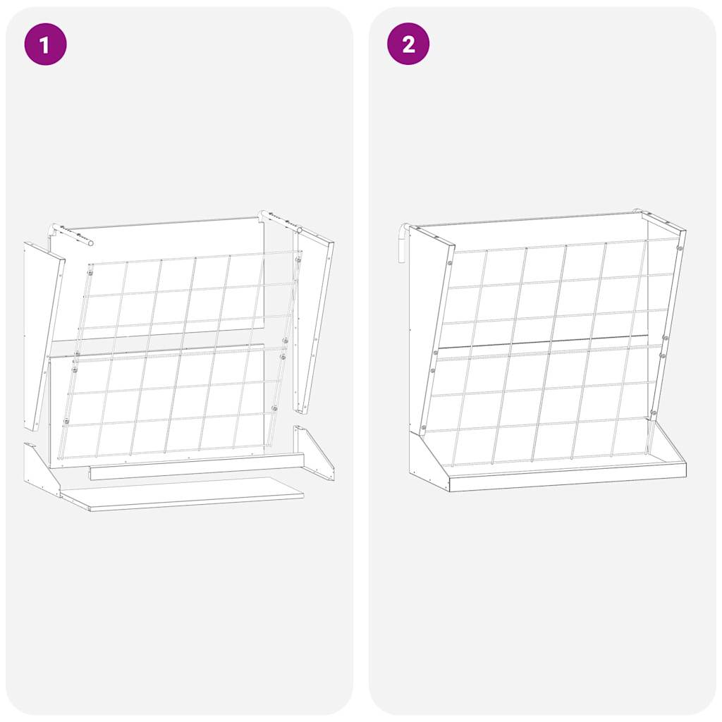 Hooi Feeder 71 X 33 X 70 Cm 5 Kg Koudgewalst Staal