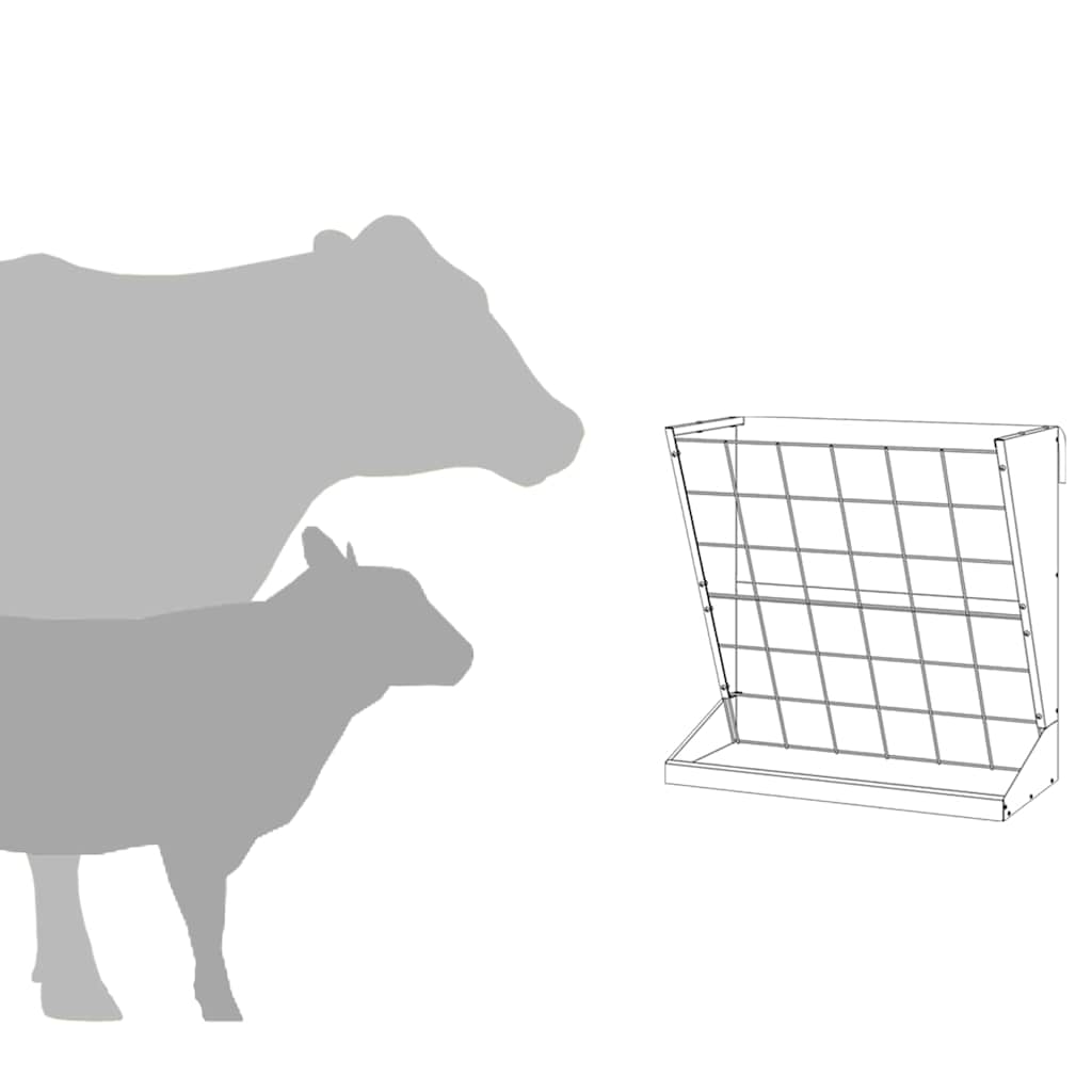 Hooi Feeder 71 X 33 X 70 Cm 5 Kg Koudgewalst Staal